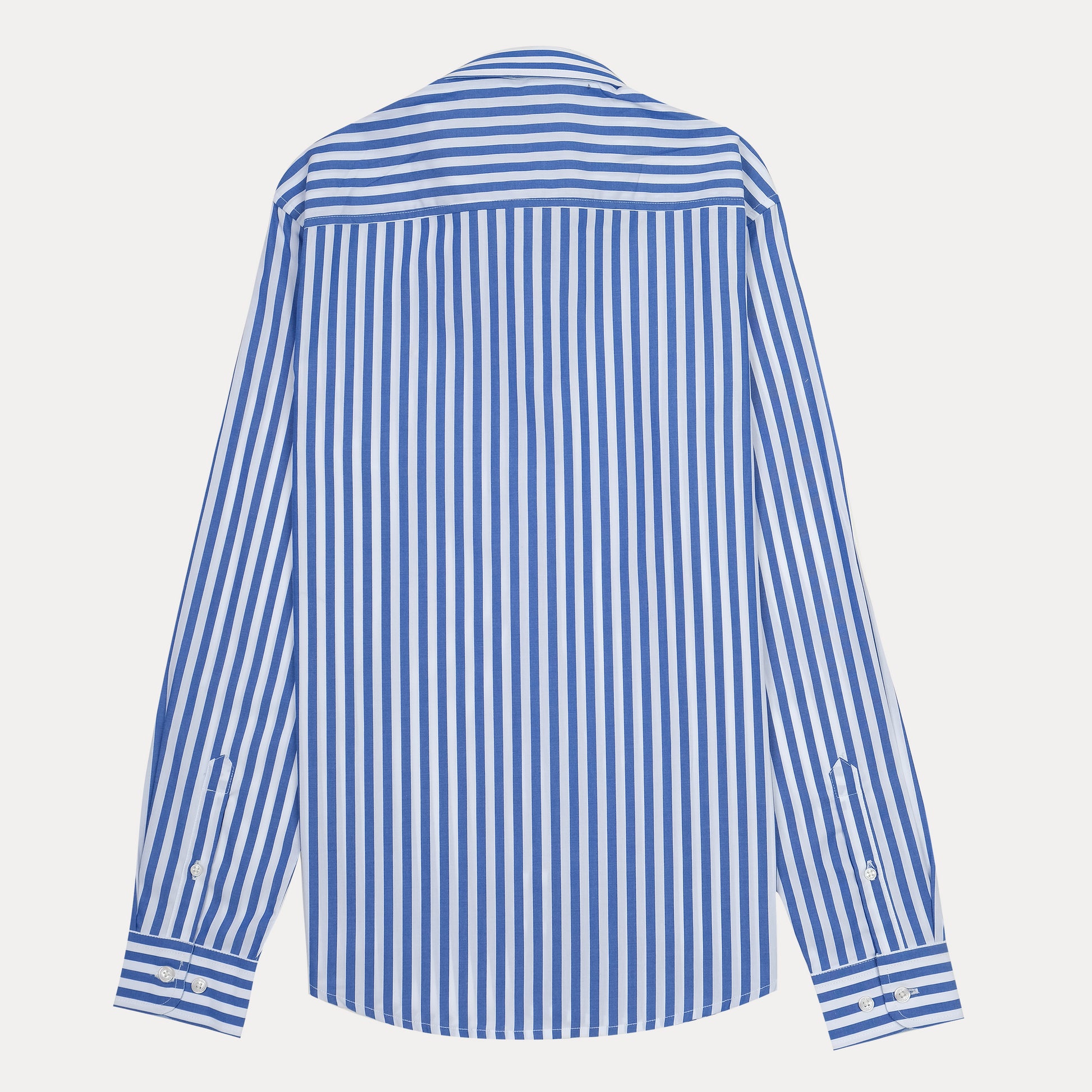 Tommy Hilfiger Striped Elegance Organic Cotton Shirt in Sky Blue & Crisp White