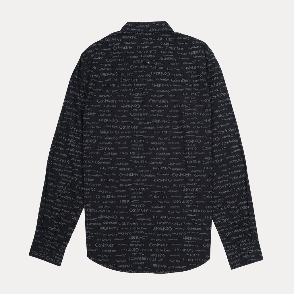 Calvin Klein Chic Noir Logo Print Shirt