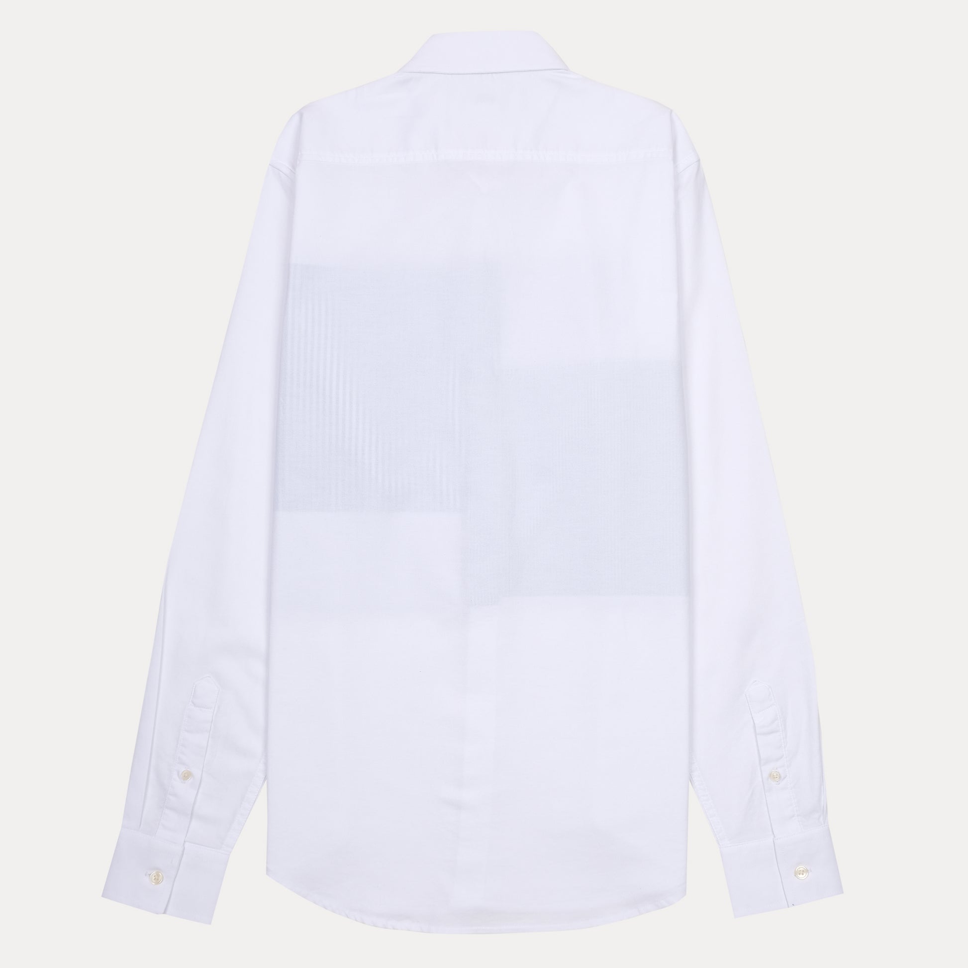 Lacoste Slim Fit Whimsical Waves Button-Up Shirt in Crisp Cloud White and Serene Sky Blue