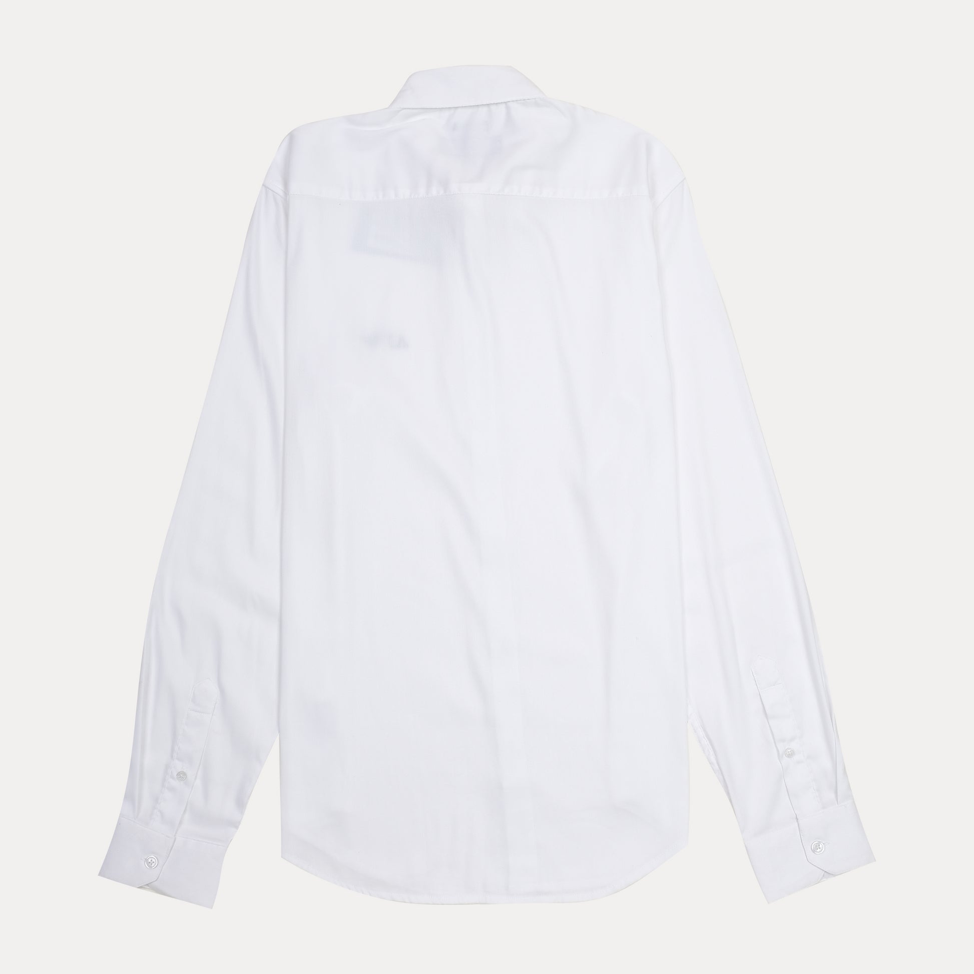 Armani Jeans Elegant Whisper White Button-Up Shirt