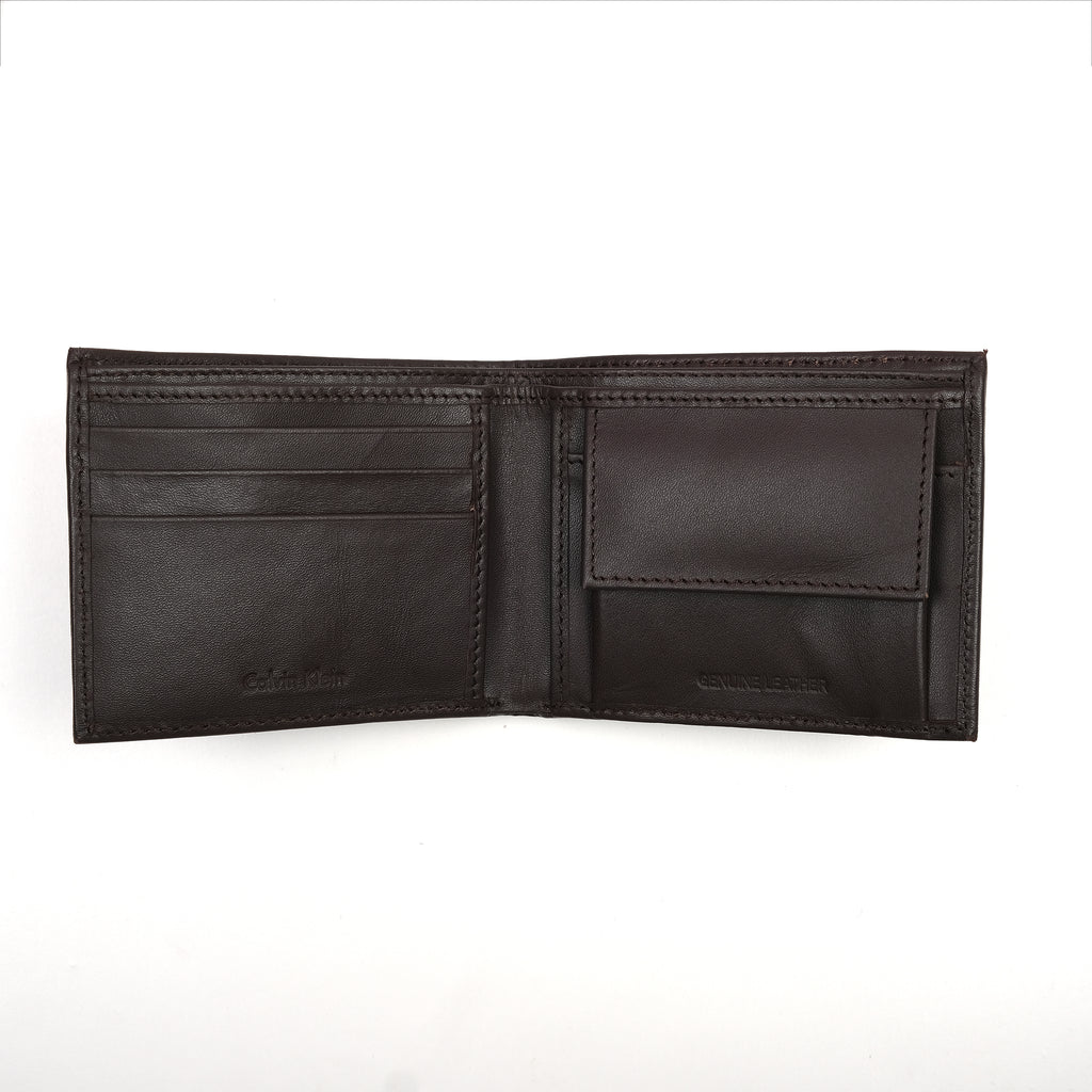 Calvin Klein Luxurious Espresso Leather Wallet