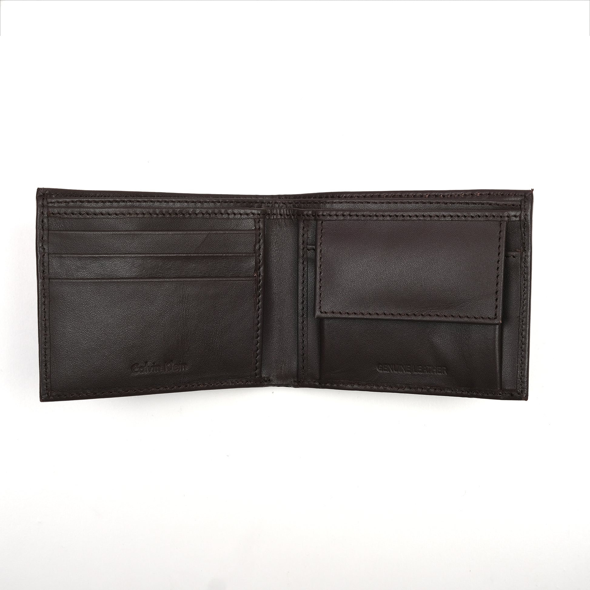 Calvin Klein Luxurious Espresso Leather Wallet