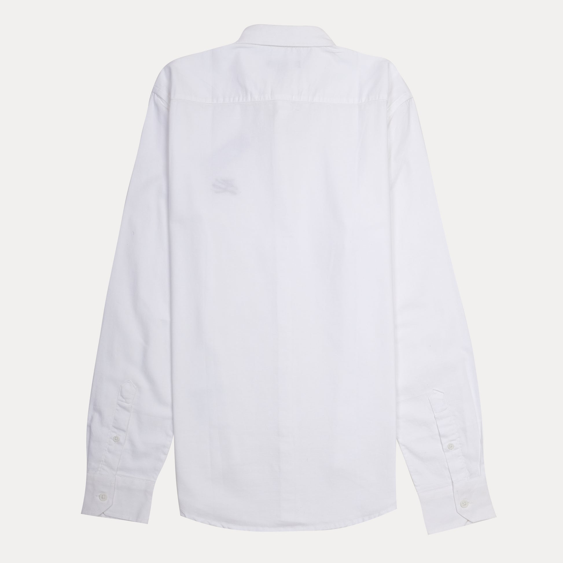 Karl Lagerfeld Elegant White Cotton Button-Up Shirt