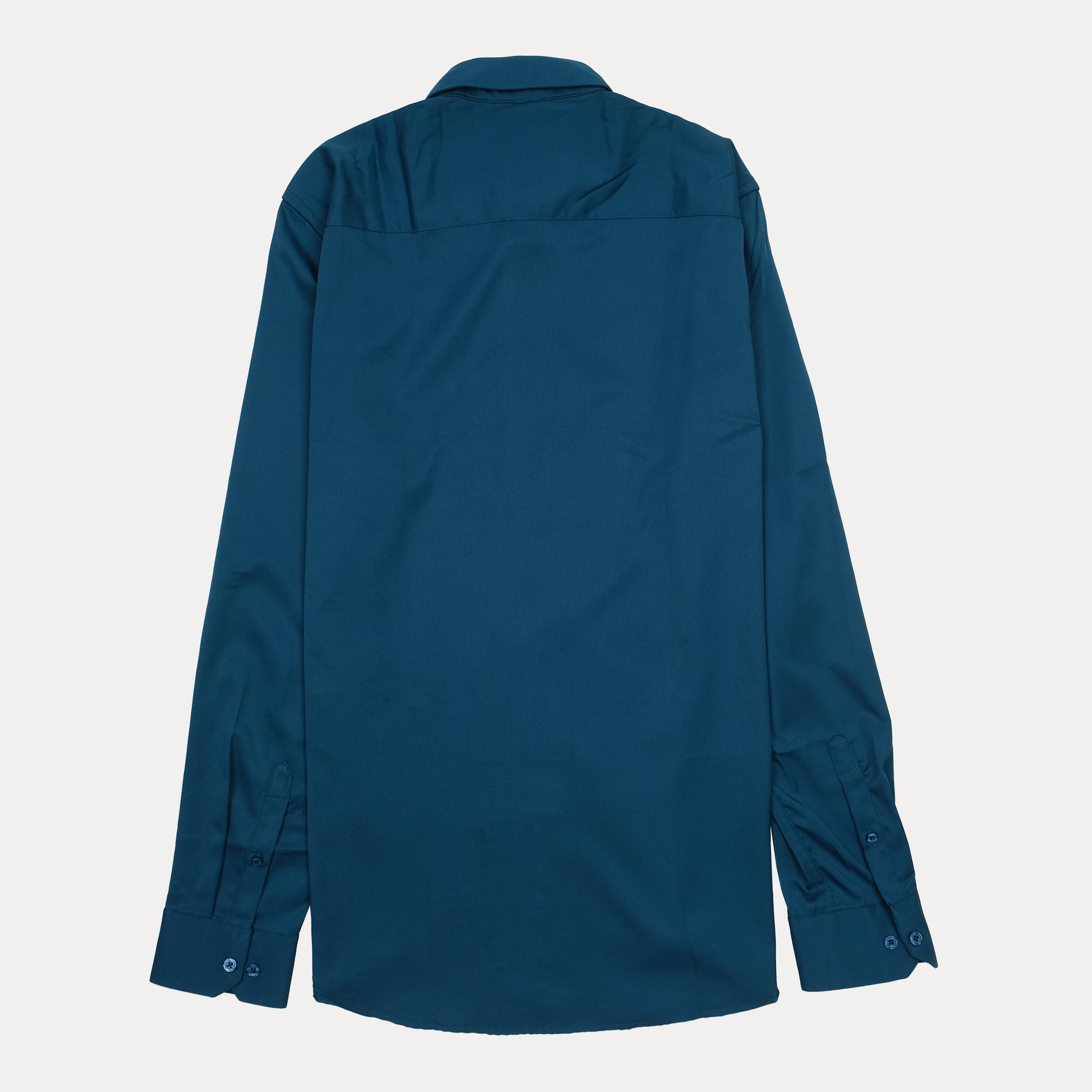 Calvin Klein Jeans Slim Fit Button-Up Shirt in Teal