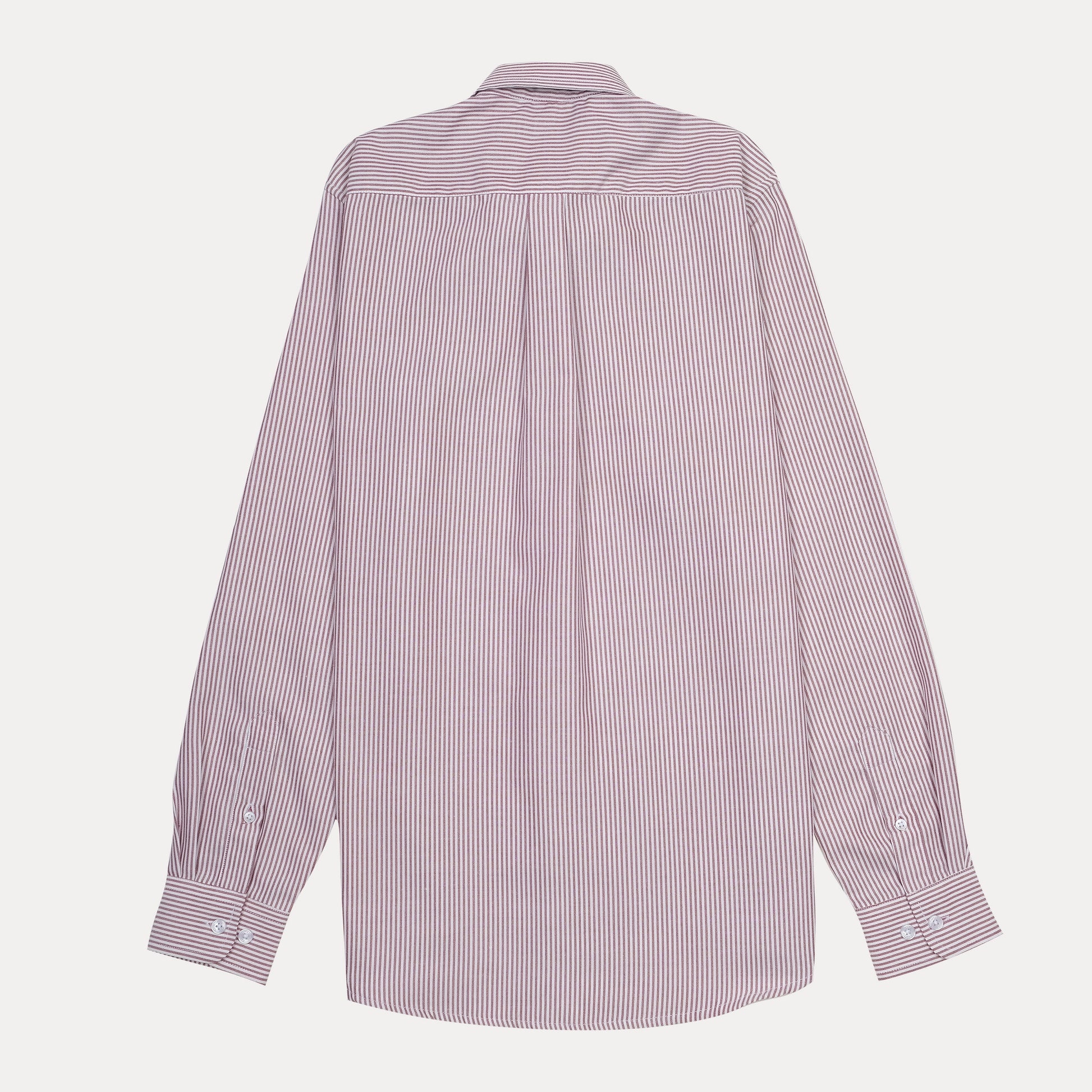 Polo Ralph Lauren Classic Fit Striped Elegance Shirt in Crimson Whisper