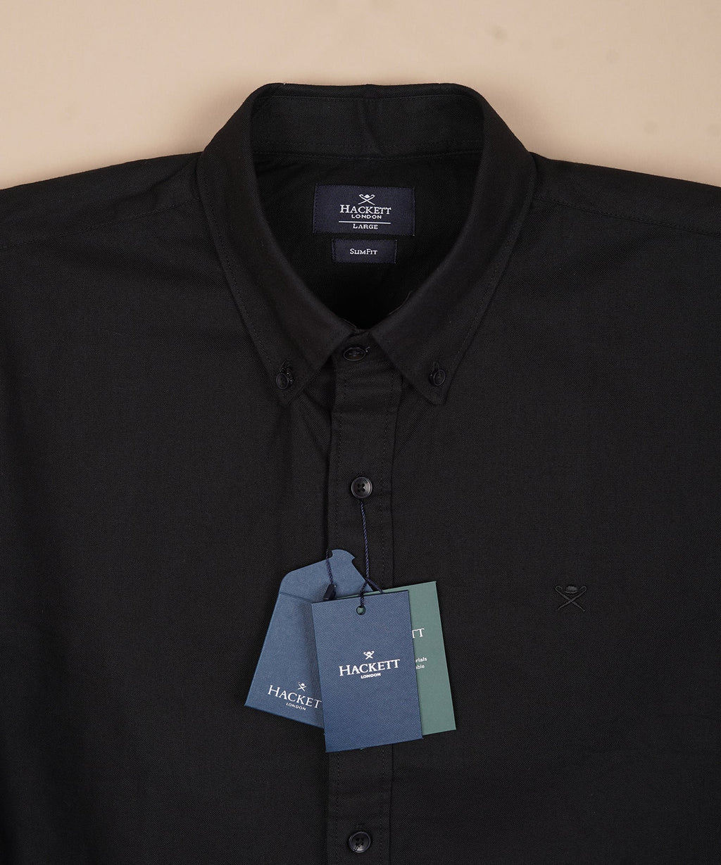 HACKETT Astral Onyx Tailored Fit Long Sleeve Button-Down Shirt