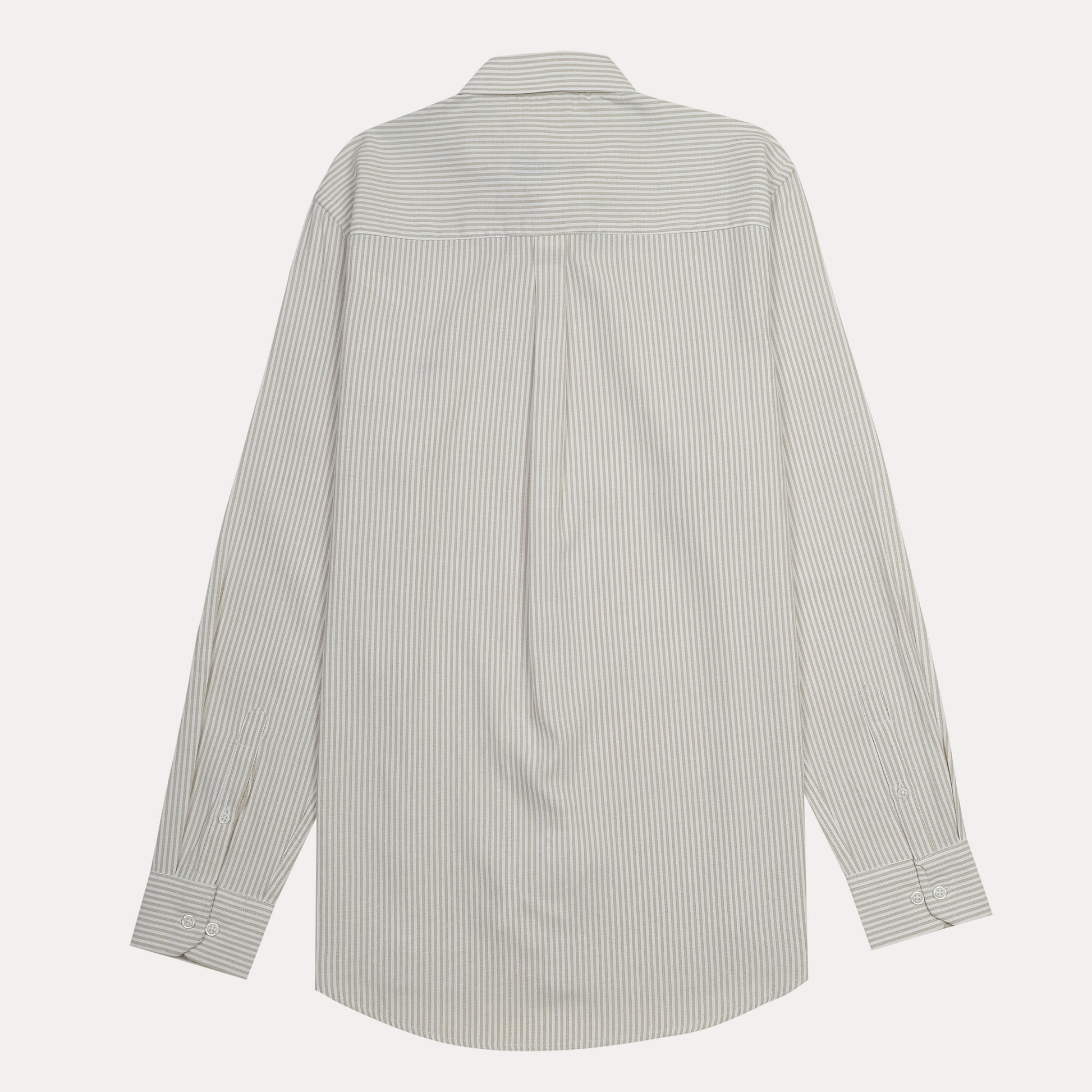 harmont&blaine Striped Elegance Shirt in Soft Sage