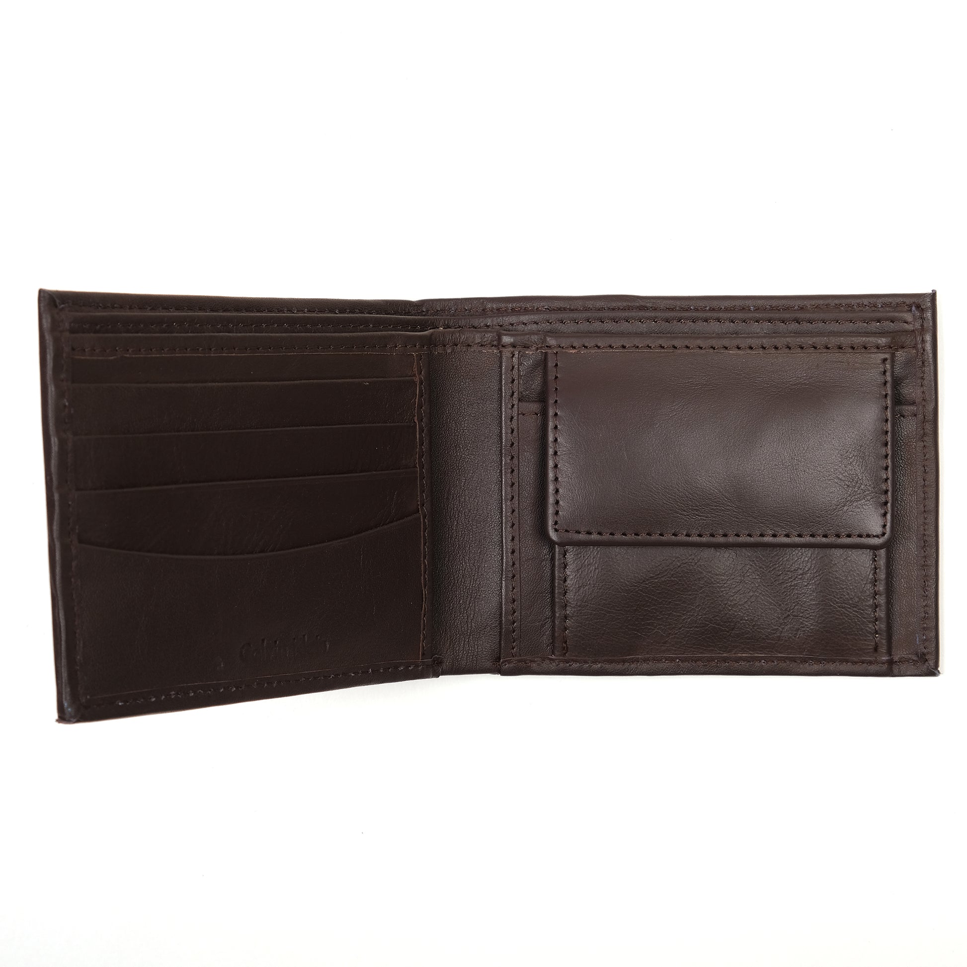 Calvin Klein Luxurious Cocoa Leather Wallet