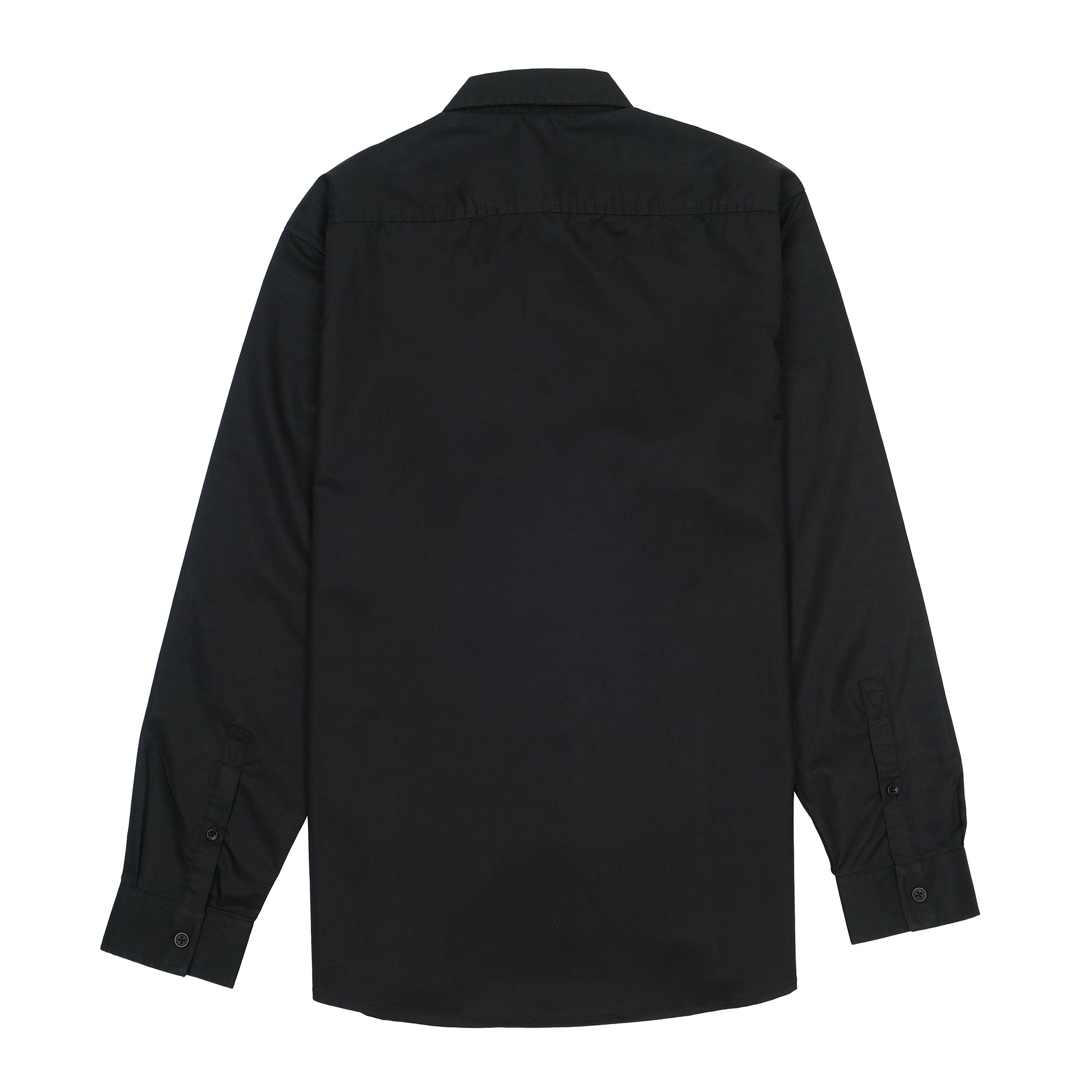 Versace Jeans Couture Elegant Midnight Black Button-Up Shirt