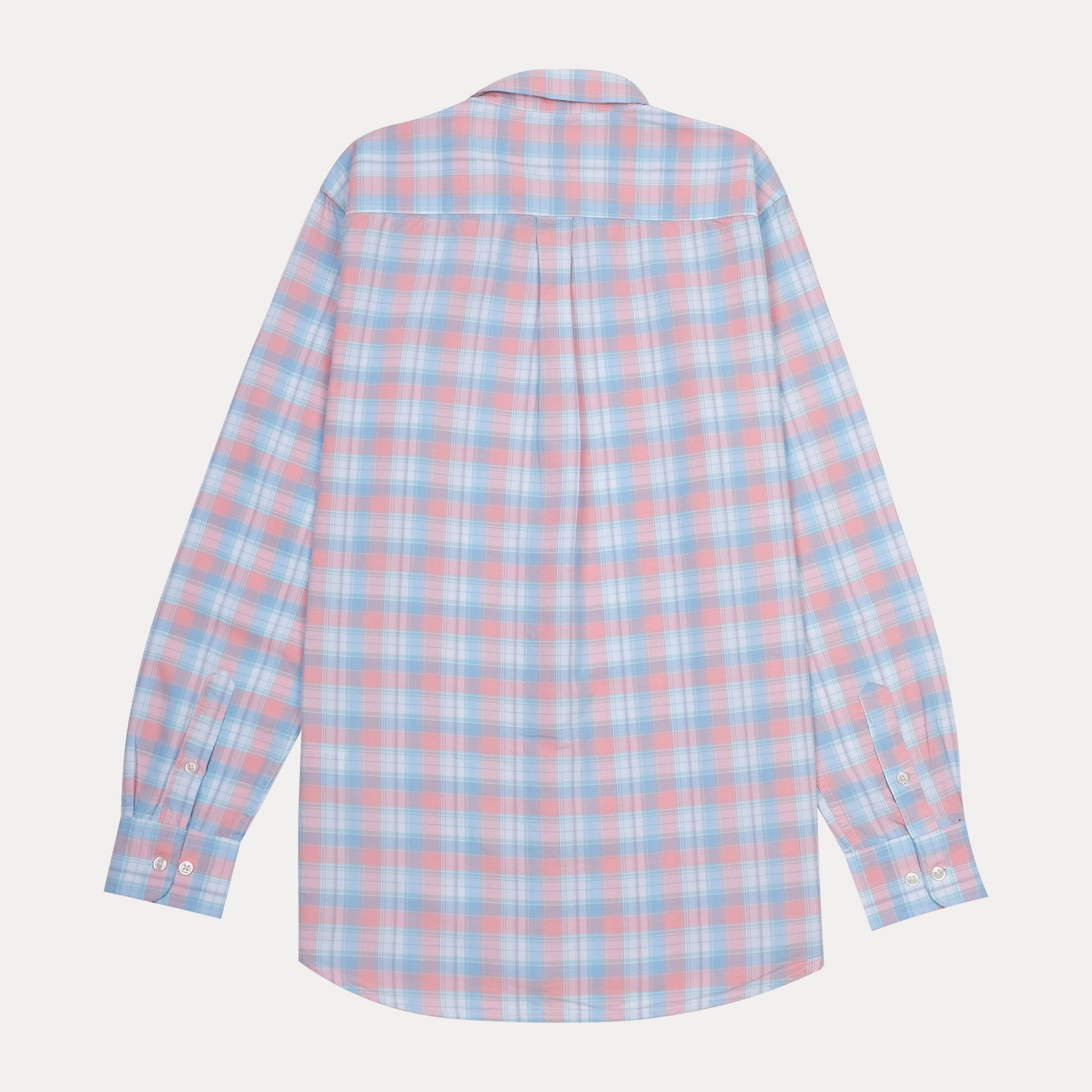 Polo Ralph Lauren Cotton Custom Fit Plaid Shirt in Serene Sunrise