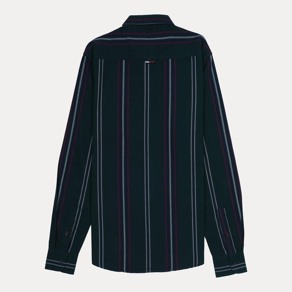 TOMMY JEANS Twilight Forest Slim Fit Long Sleeve Button-Up Shirt