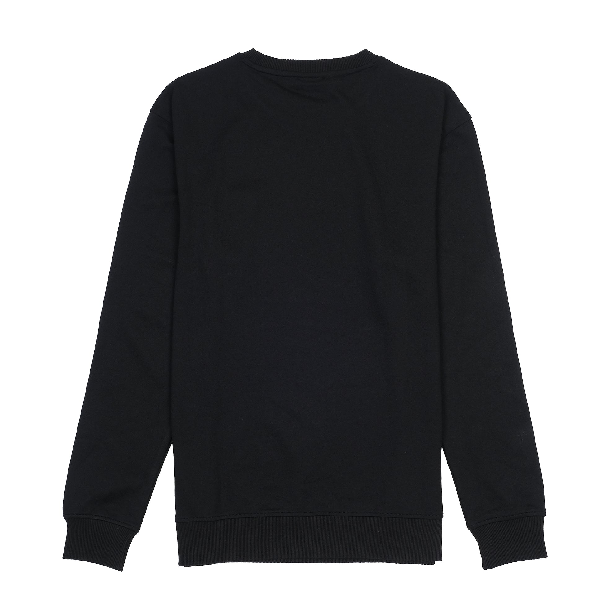 Balmain Luxe Black Cotton Sweatshirt with Neon Accents