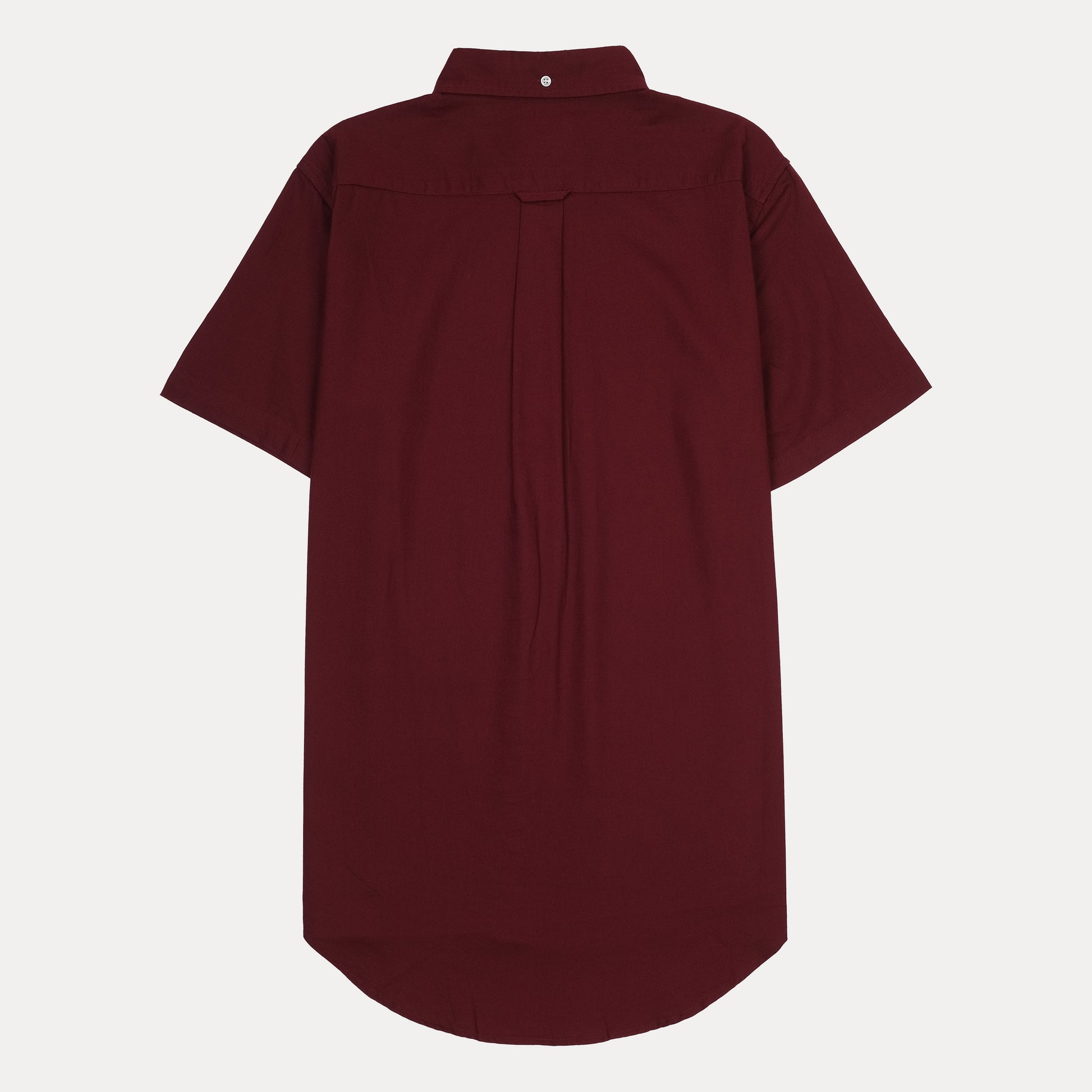 GANT Regal Red Short-Sleeve Button-Up Shirt