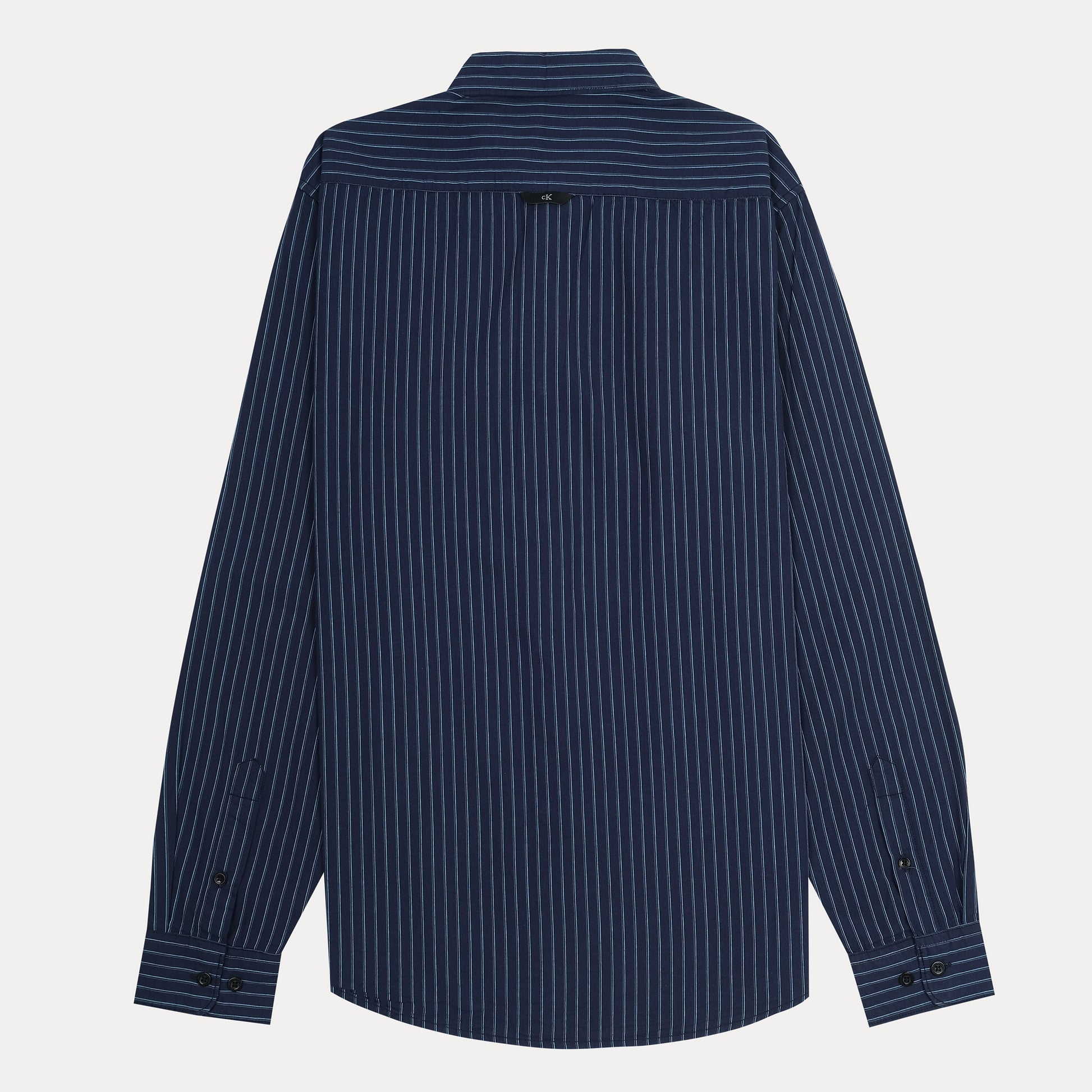 Calvin Klein Striped Elegance Shirt in Midnight Blue