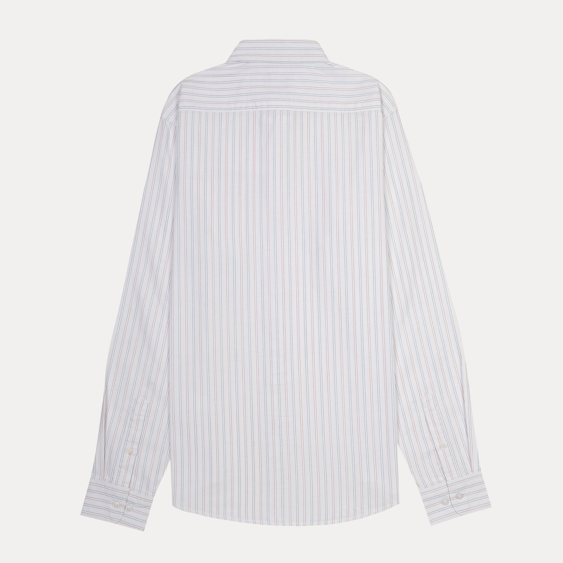 Calvin Klein Striped Elegance Shirt in Whispering White