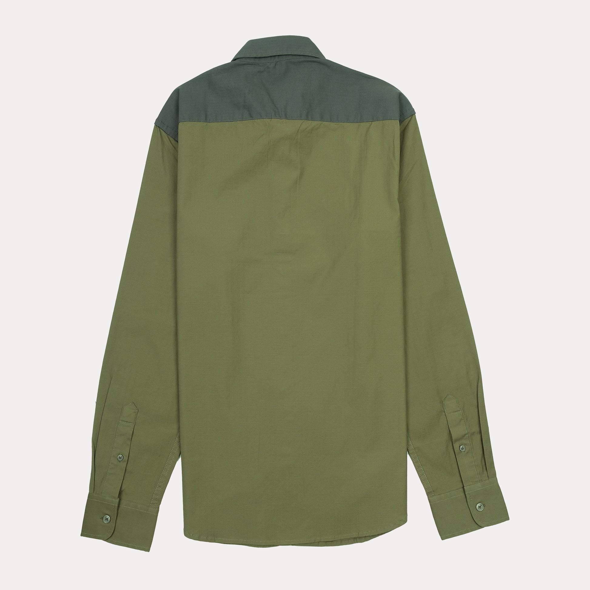 HACKETT GB Patchwork Long Sleeve Shirt