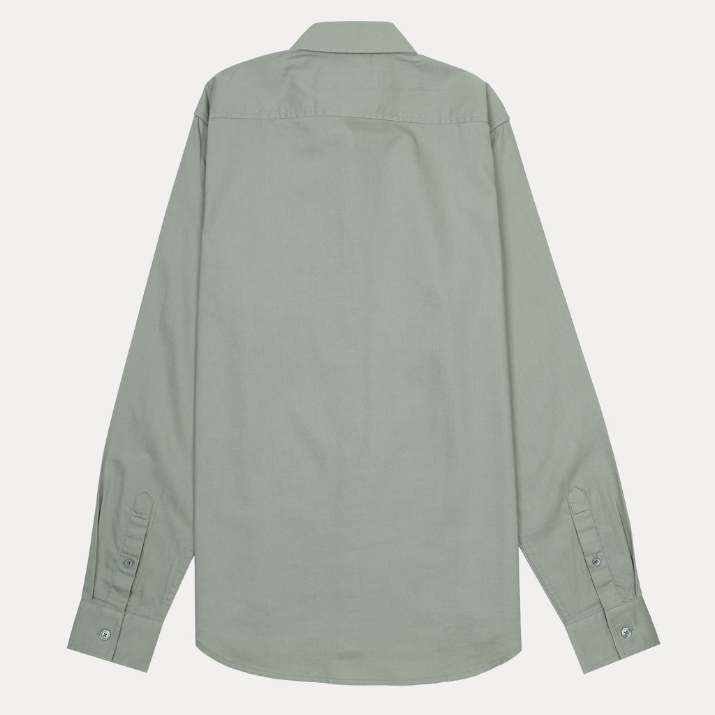 Lacoste Slim Fit Serene Sage Button-Up Shirt