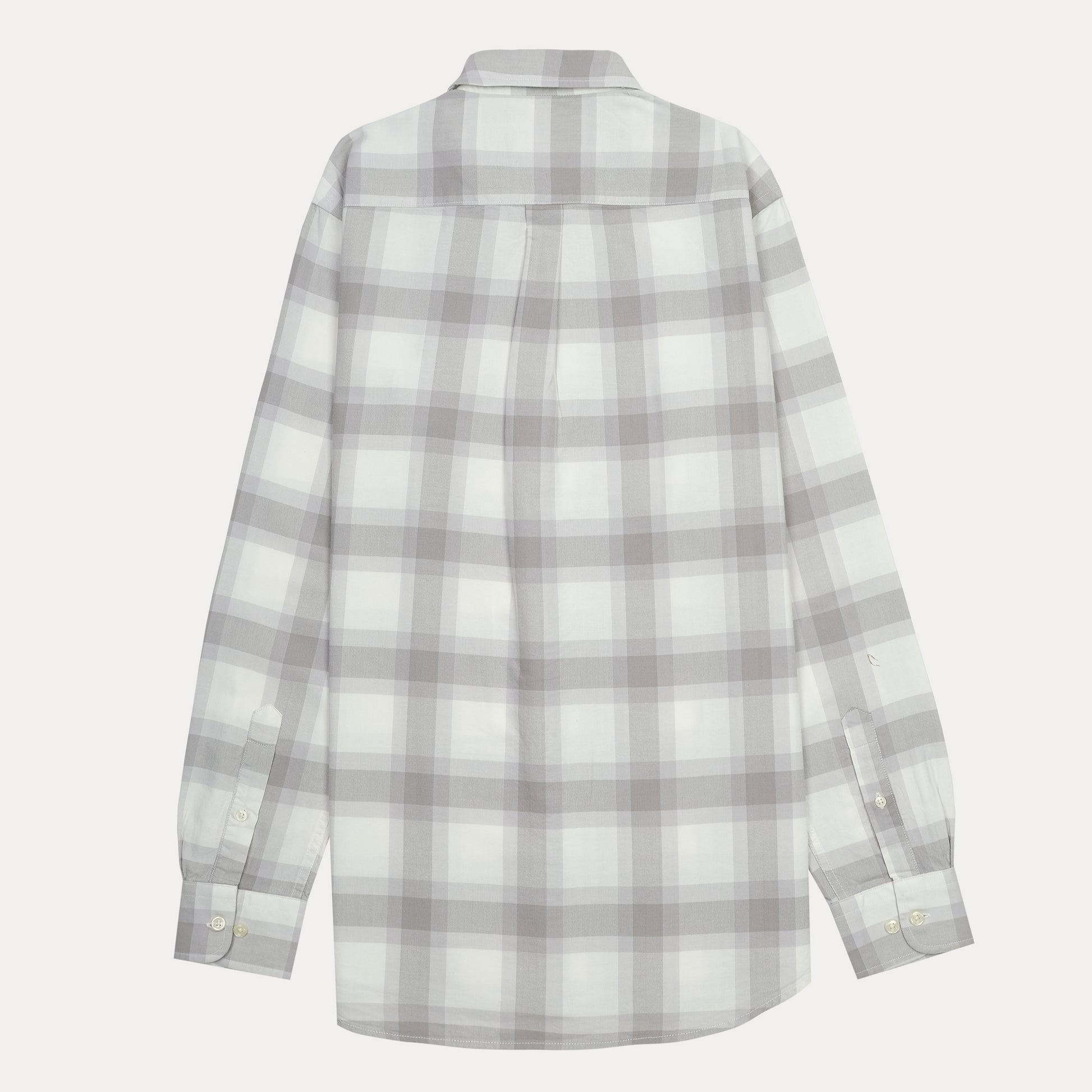 Polo Ralph Lauren Custom Fit Plaid Shirt in Misty Gray