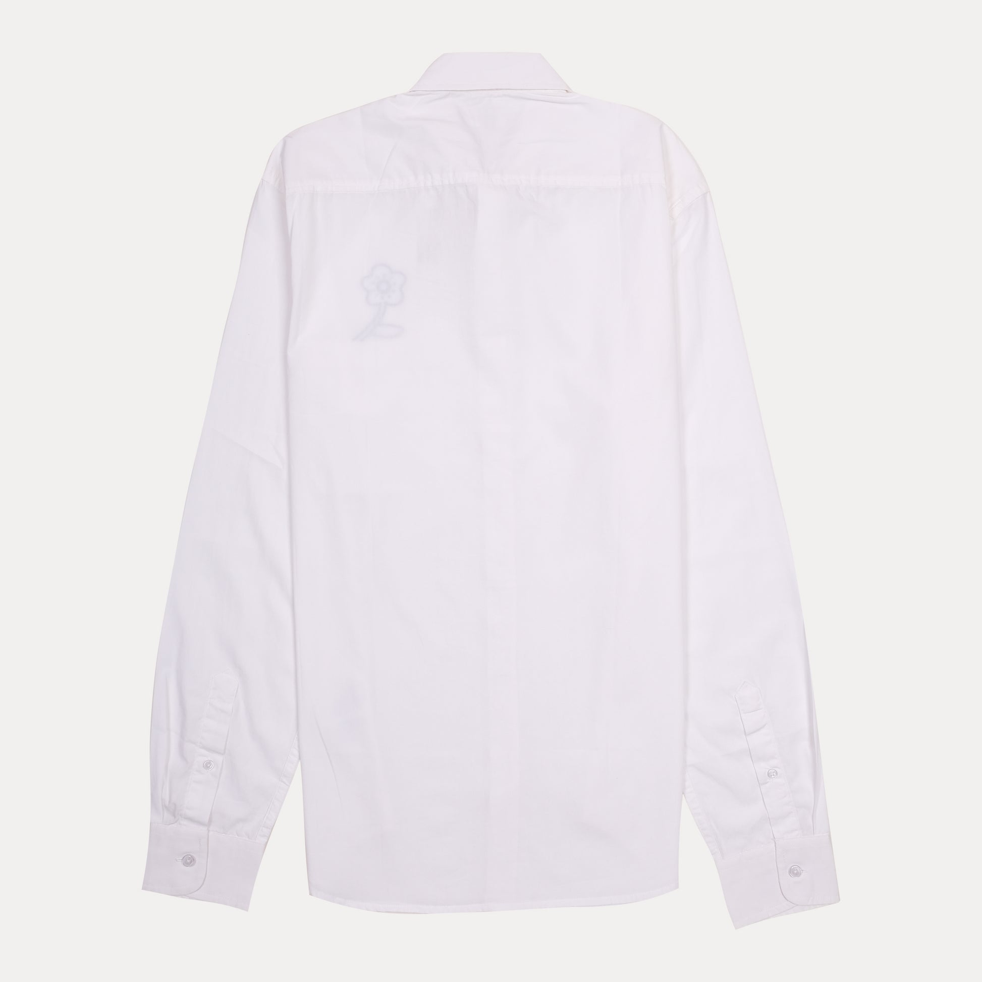 KENZO Ethereal Pearl Long Sleeve Button-Up Shirt