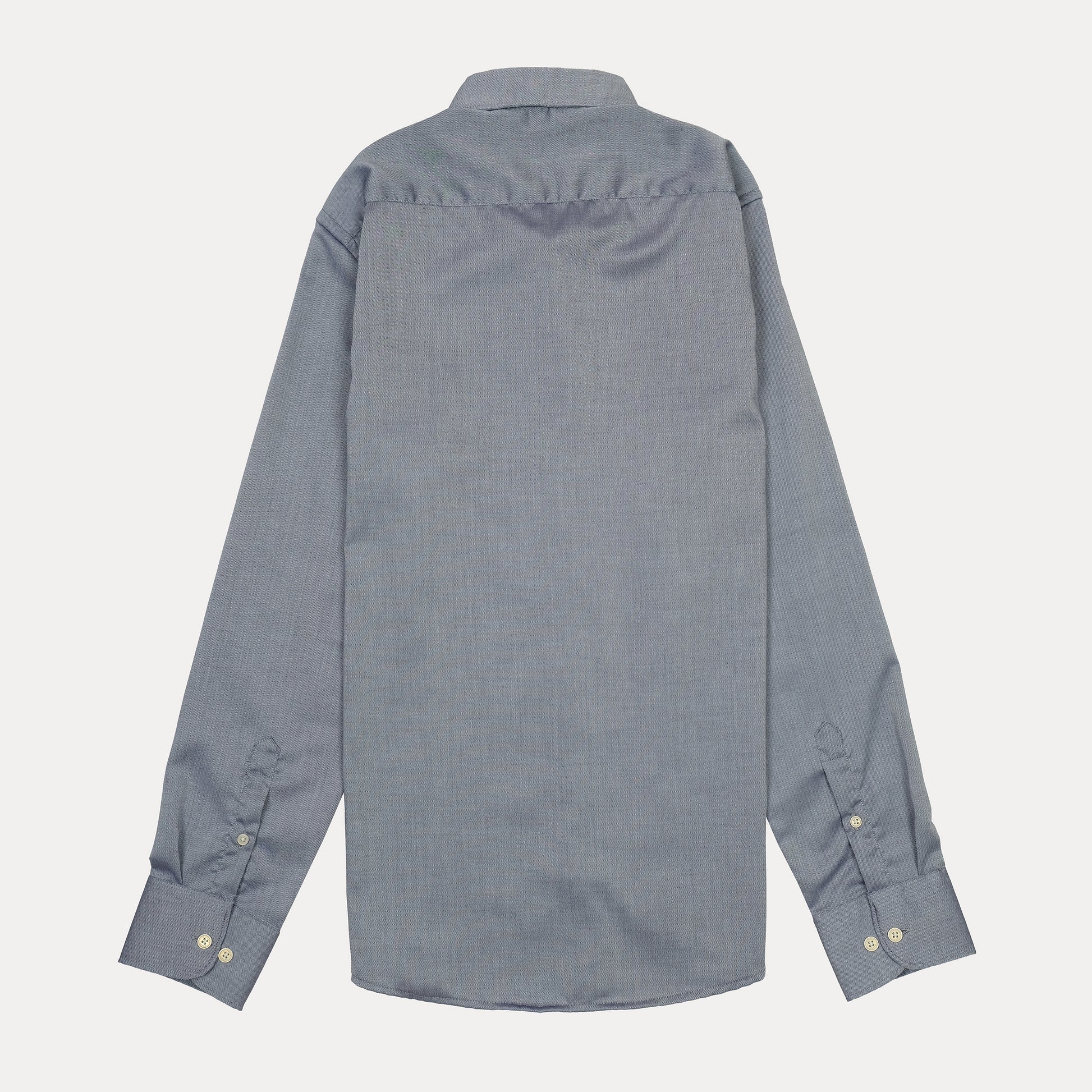HACKETT SumFit Stylish Slate Grey Button-Up Shirt