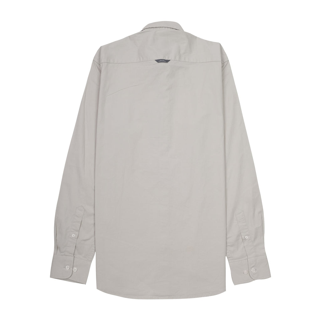 A|X Misty Silver Classic Fit Long Sleeve Button-Up Shirt