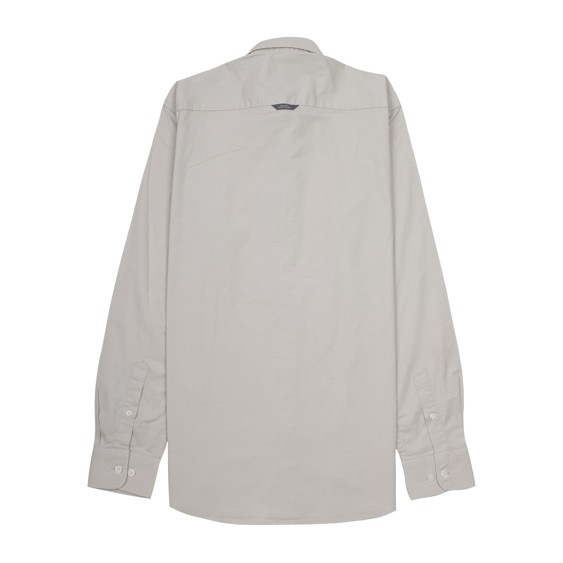 A|X Misty Silver Classic Fit Long Sleeve Button-Up Shirt