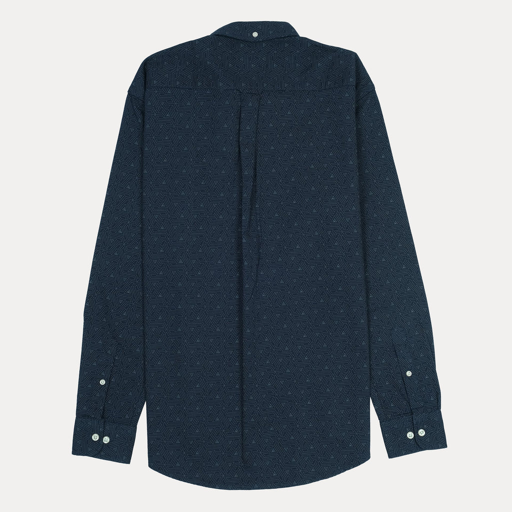 GANT Dusk Sapphire Tailored Fit Long Sleeve Oxford Shirt