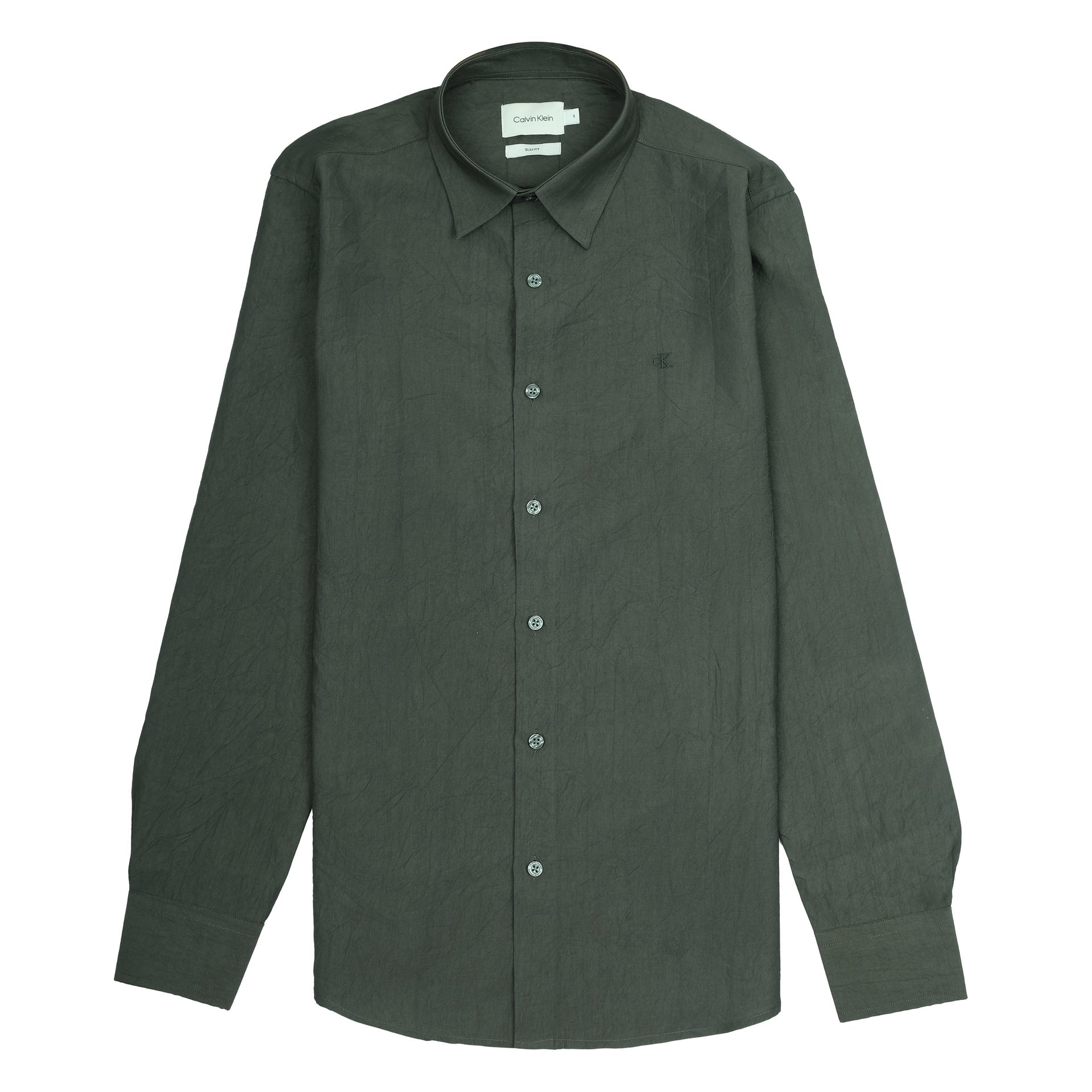 CALVIN KLEIN Forest Whisper Slim Fit Long Sleeve Shirt