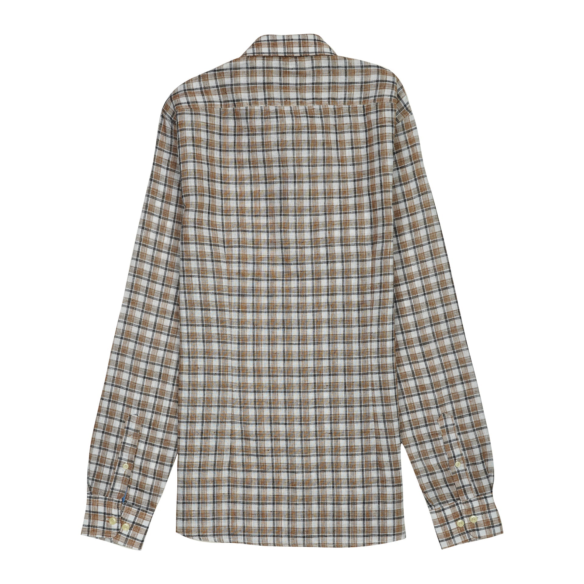 HACKETT Opulent Amber Tailored Fit Long Sleeve Check Shirt