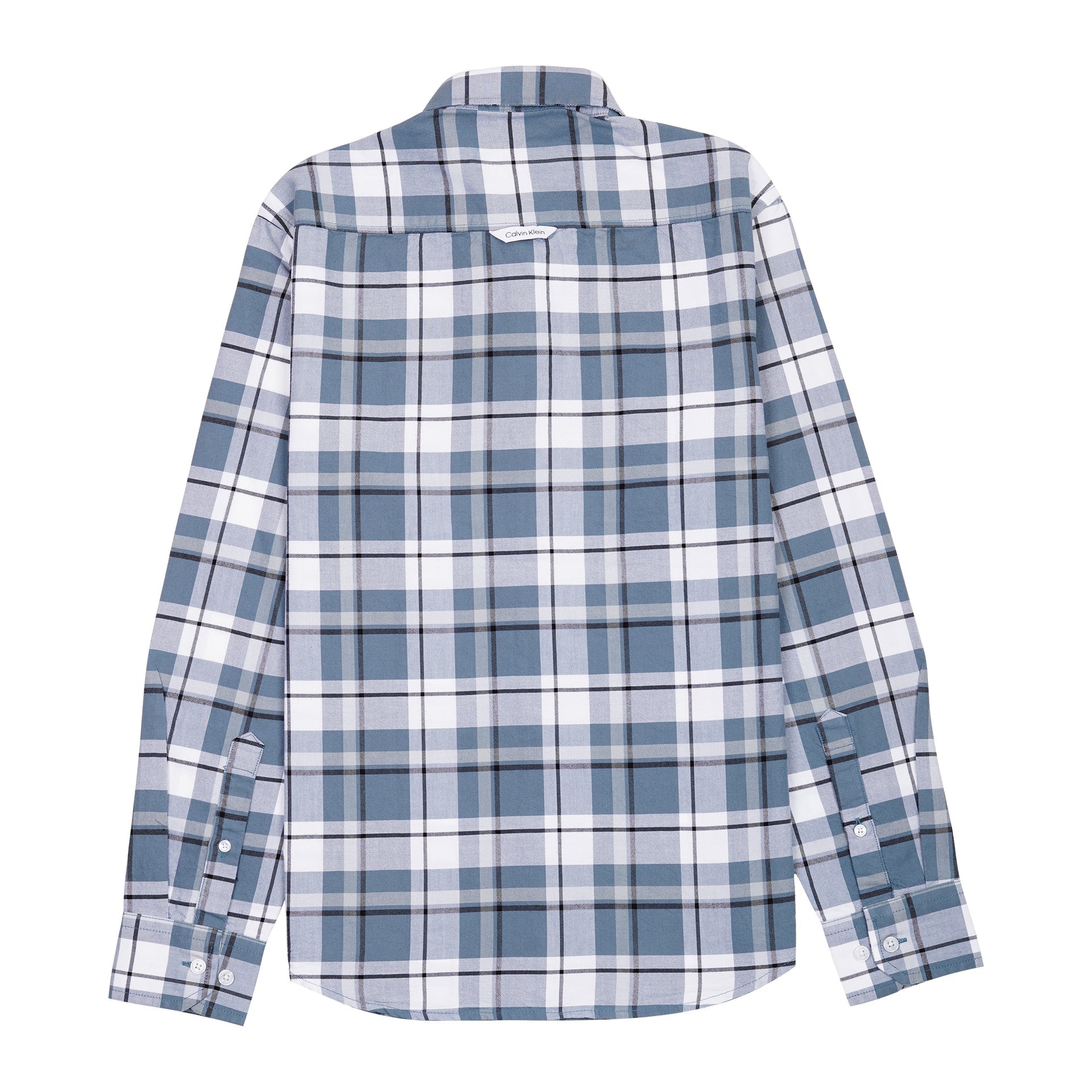 CALVIN KLEIN JEANS Oceanic Slate Classic Fit Long Sleeve Button-Up Shirt