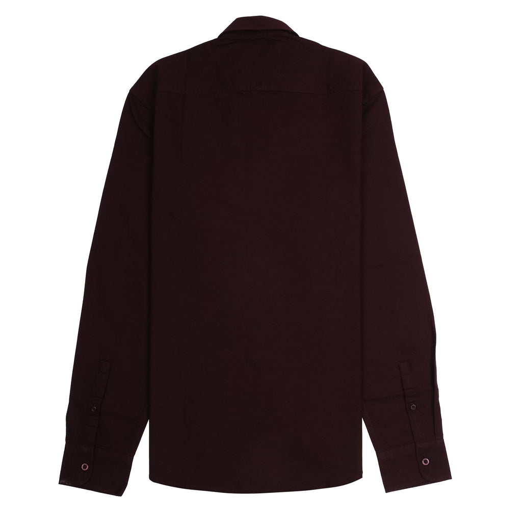 HUGO BOSS Enchanted Garnet Classic Fit Long Sleeve Shirt