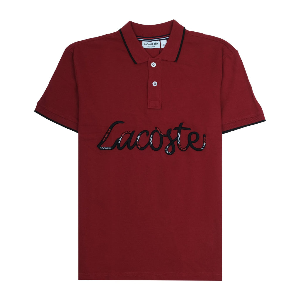 LACOSTE Crimson Velvet Classic Fit Polo Shirt