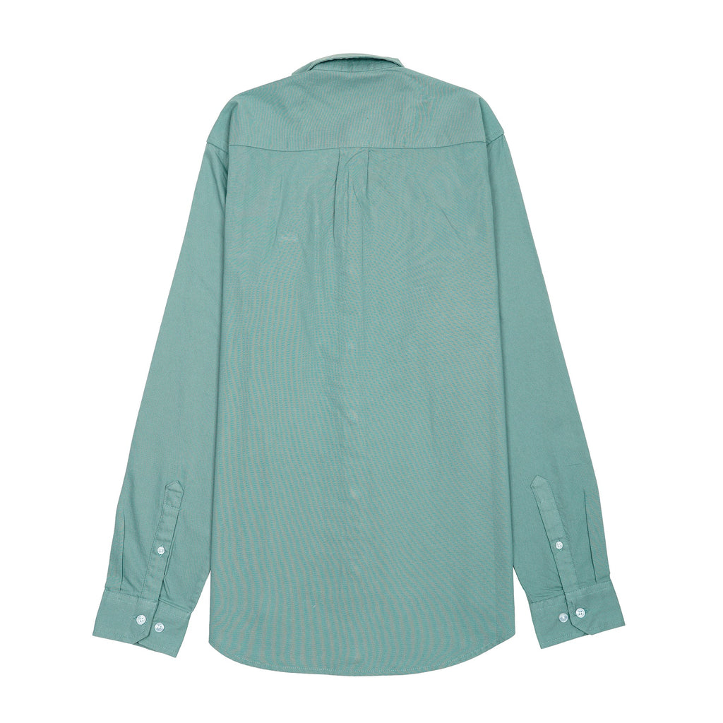 LACOSTE Opulent Teal Classic Fit Long Sleeve Button-Down Shirt