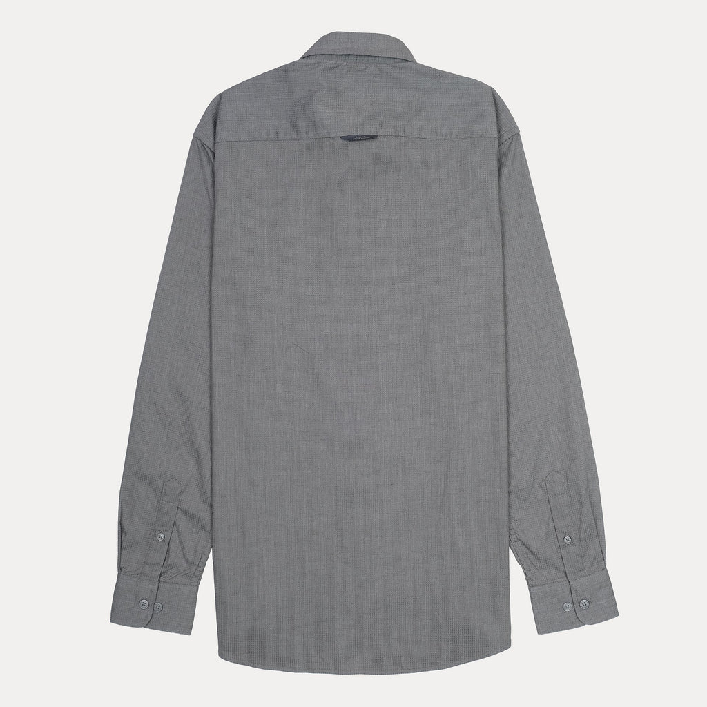 ARMANI EXCHANGE Celestial Charcoal Classic Fit Long Sleeve Shirt