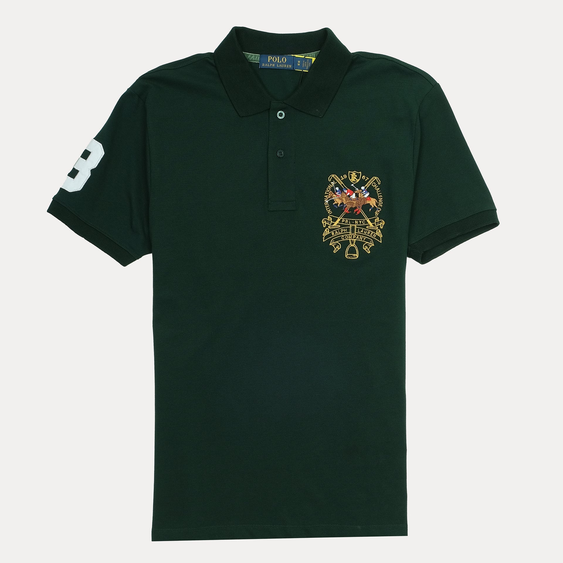 POLO RALPH LAUREN Enchanted Forest Tailored Fit Short Sleeve Piqué Polo Shirt