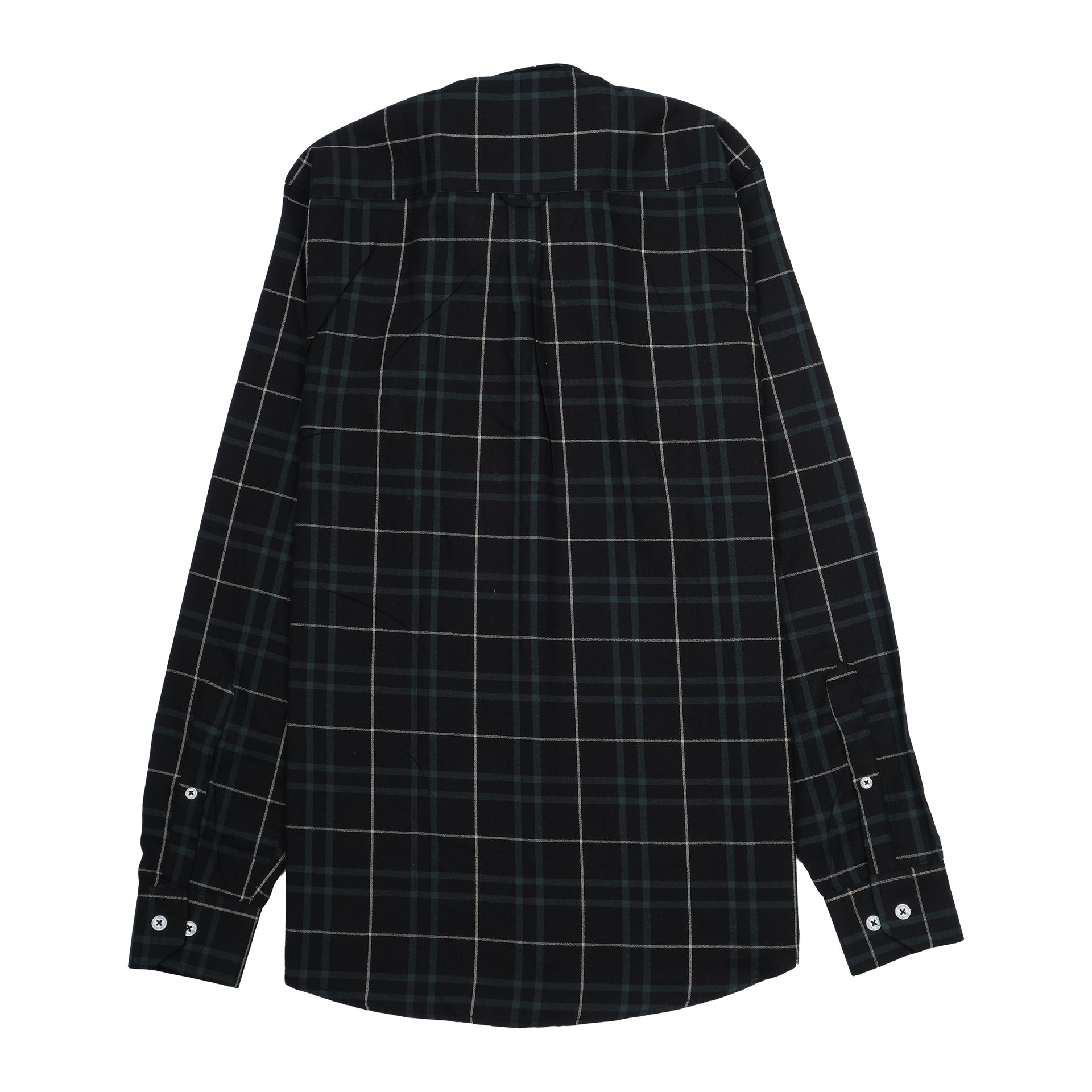 LACOSTE Midnight Plaid Classic Fit Long Sleeve Shirt