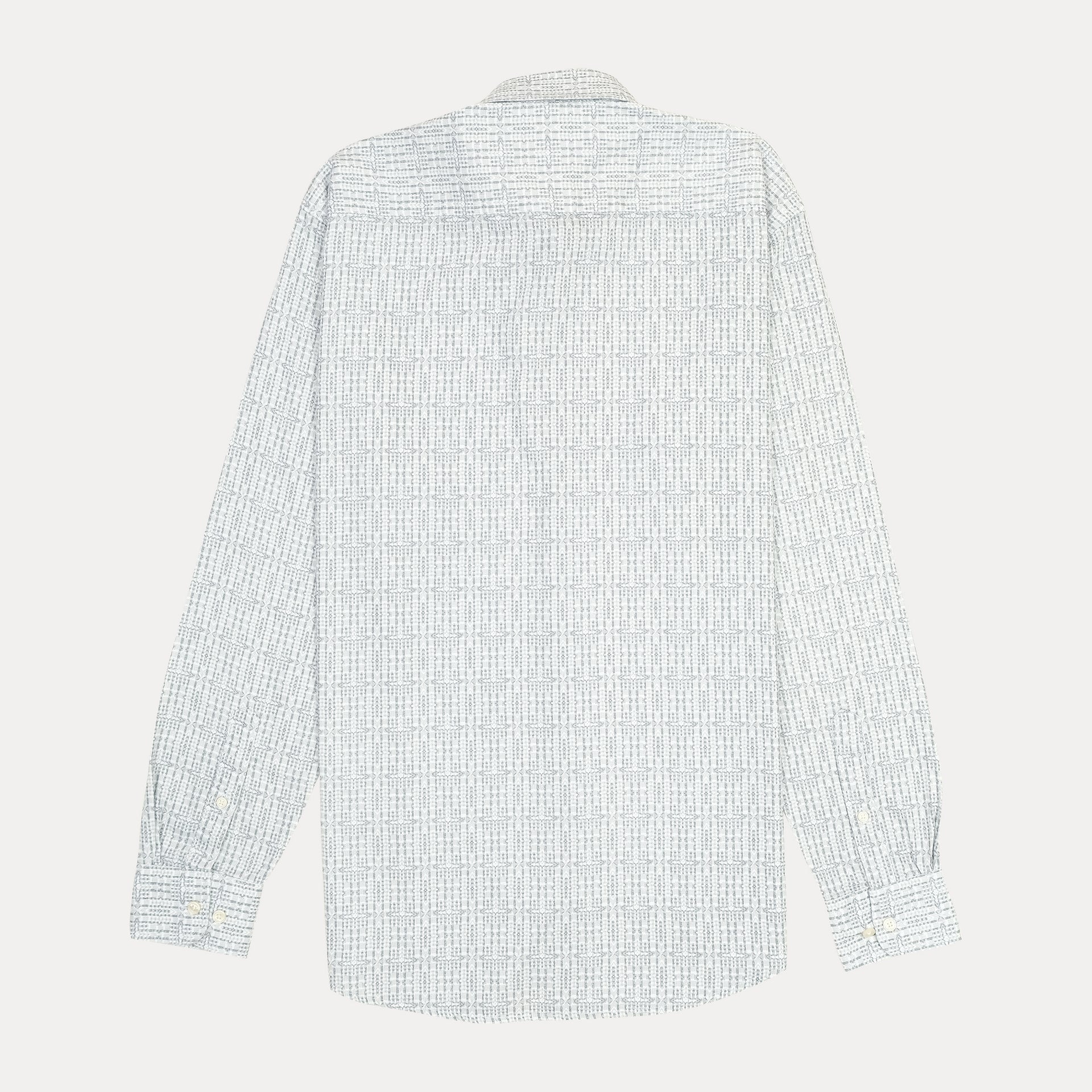 TOMMY HILFIGER Twilight Quartz Tailored Fit Long Sleeve Button-Up Shirt