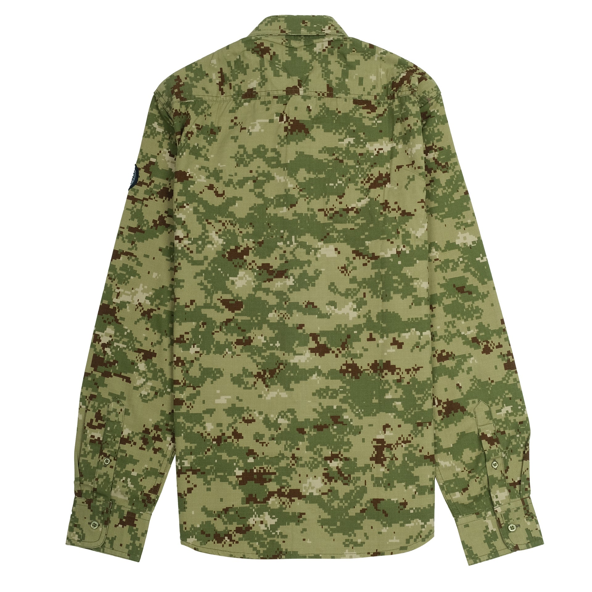 ABERCROMBIE & FITCH Lush Sage Utility Classic Fit Long Sleeve Shirt