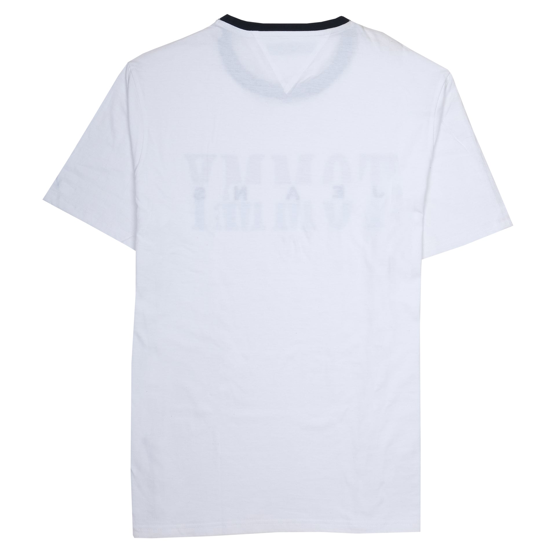 TOMMY HILFIGER Cloud White Retro Logo Oversized Tee