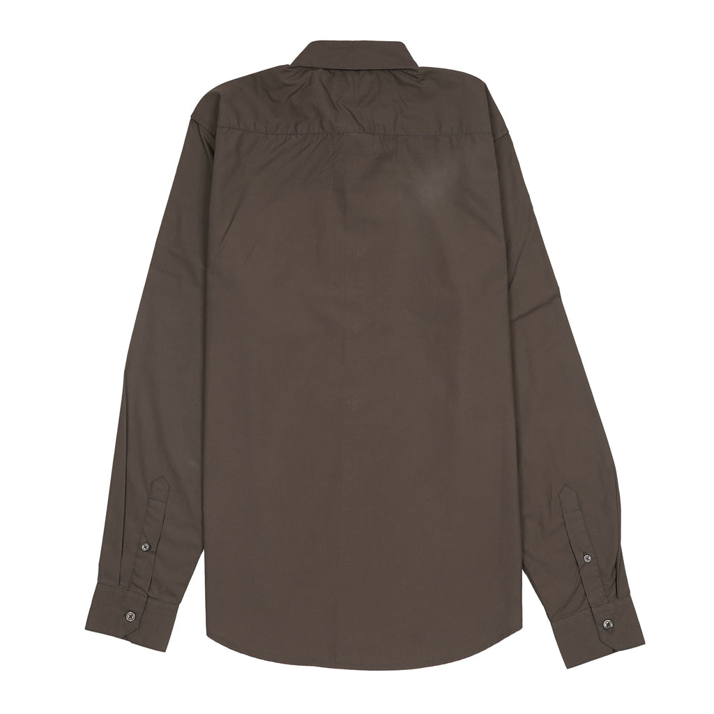 GIORGIO ARMANI Prismatic Amber Tailored Fit Long Sleeve Shirt