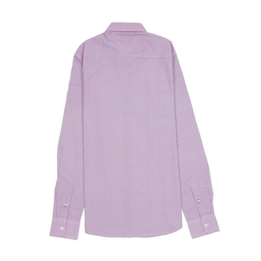 TOMMY HILFIGER Twilight Orchid Tailored Fit Long Sleeve Button-Down Shirt