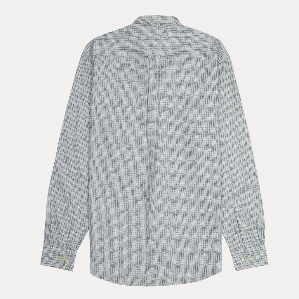 GANT Serene Aqua Classic Fit Long Sleeve Button-Down Shirt