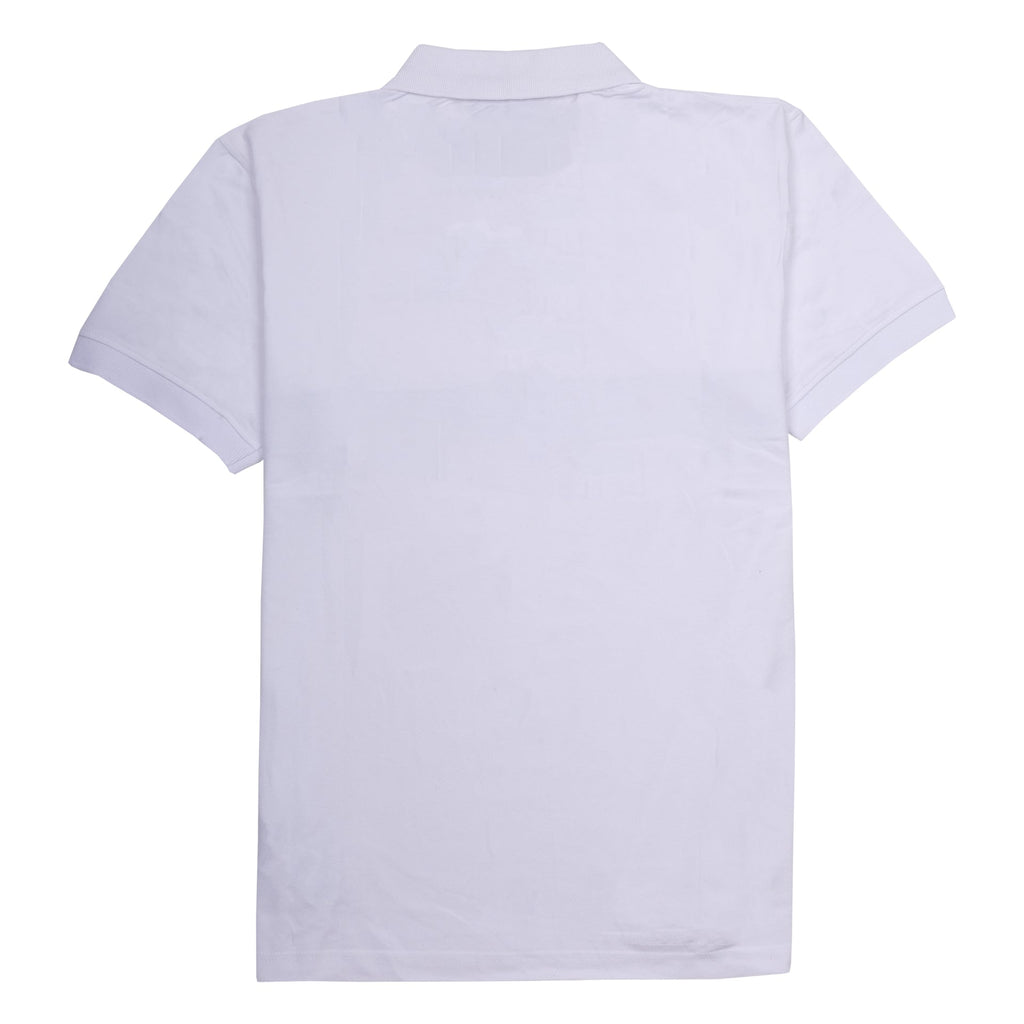 GUCCI Cloud White Luxe Stripe Slim Fit Polo Shirt