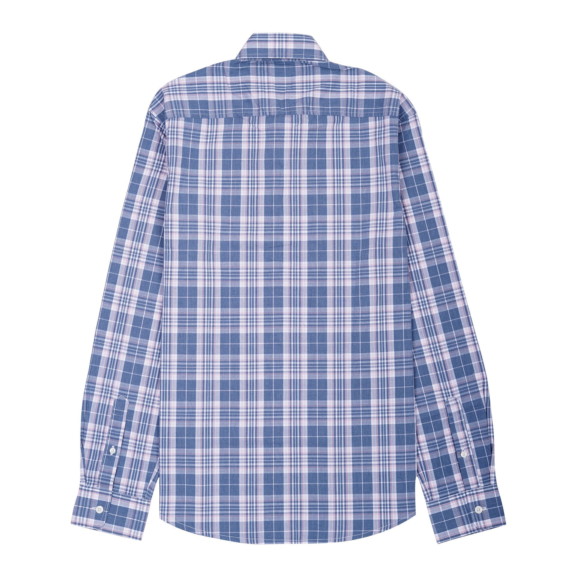 HACKETT Serene Aqua Slim Fit Long Sleeve Check Shirt