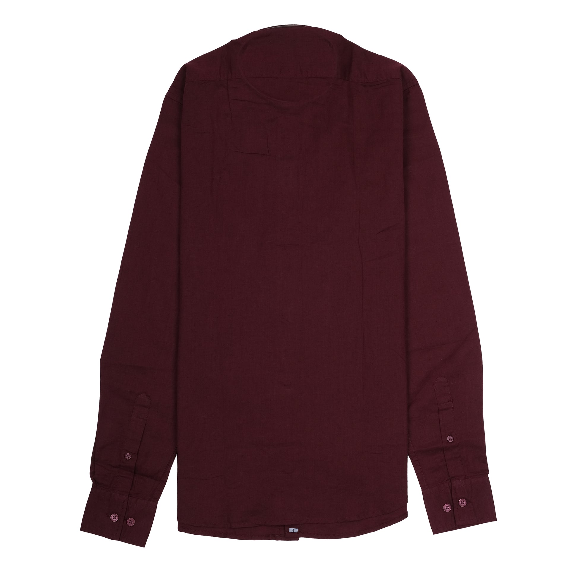 LACOSTE Mystic Garnet Classic Fit Long Sleeve Button-Up Shirt