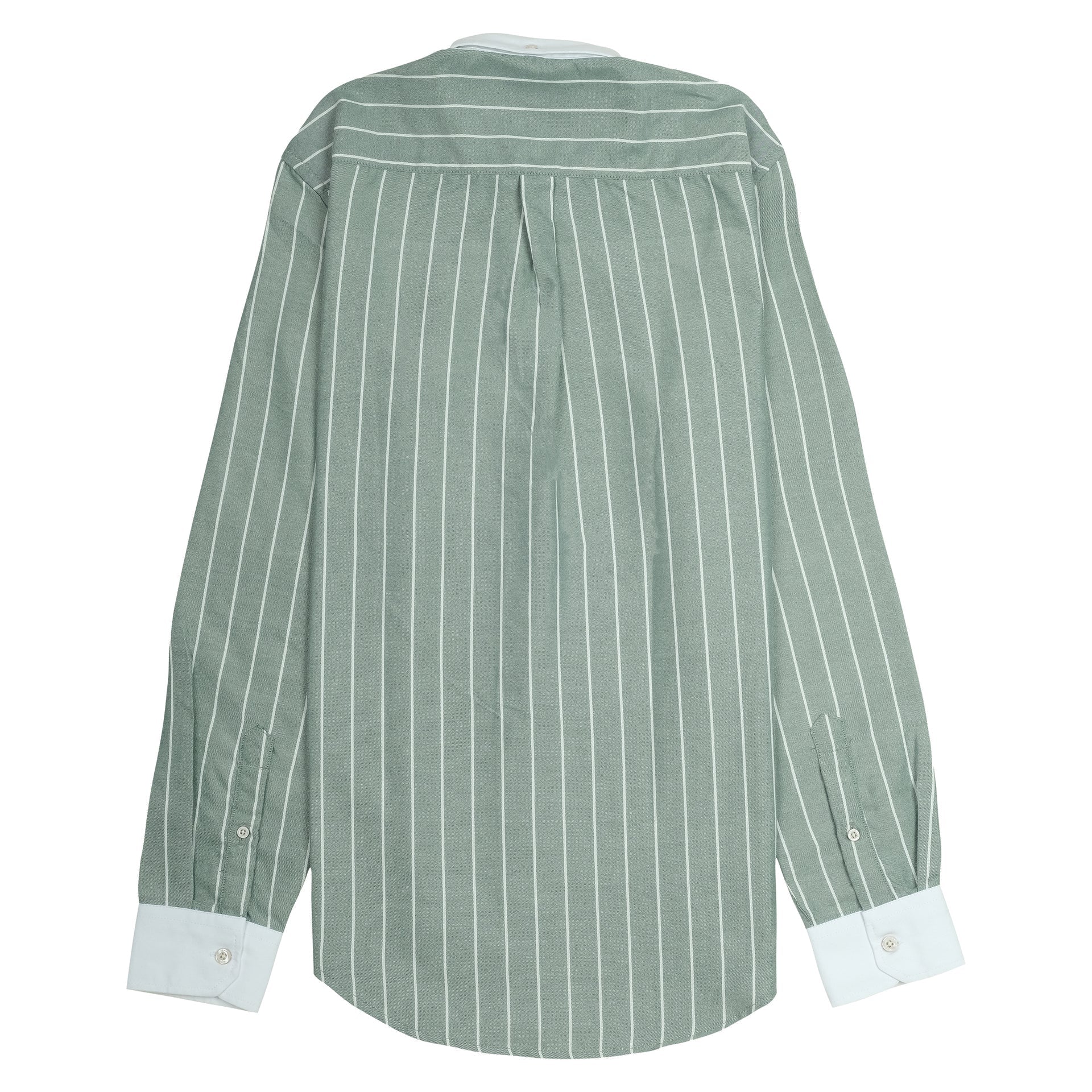 GANT Enchanted Sage Classic Fit Long Sleeve Striped Shirt