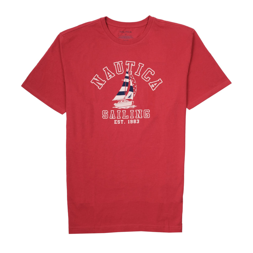 NAUTICA Crimson Tide Classic Fit Short Sleeve Tee
