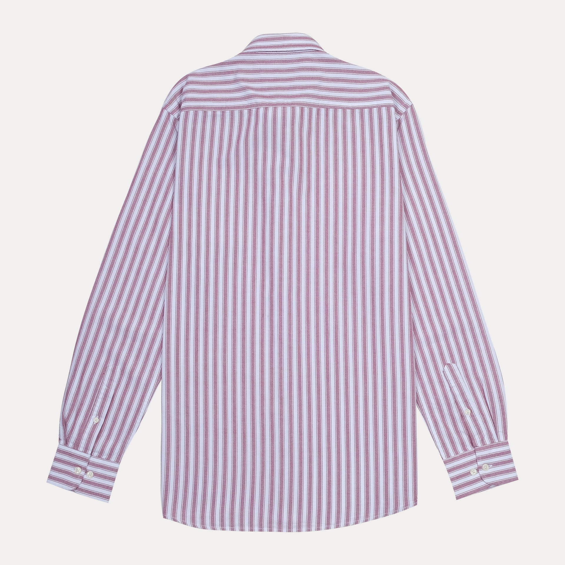 TOMMY HILFIGER Petal Pink Refined Fit Long Sleeve Striped Shirt