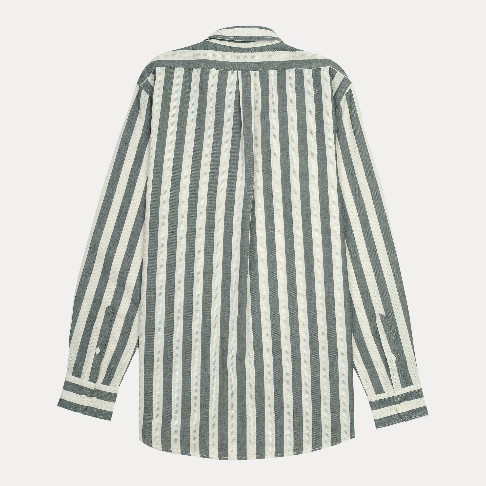 BROOKS BROTHERS Whispering Fern Tailored Fit Long Sleeve Linen Shirt