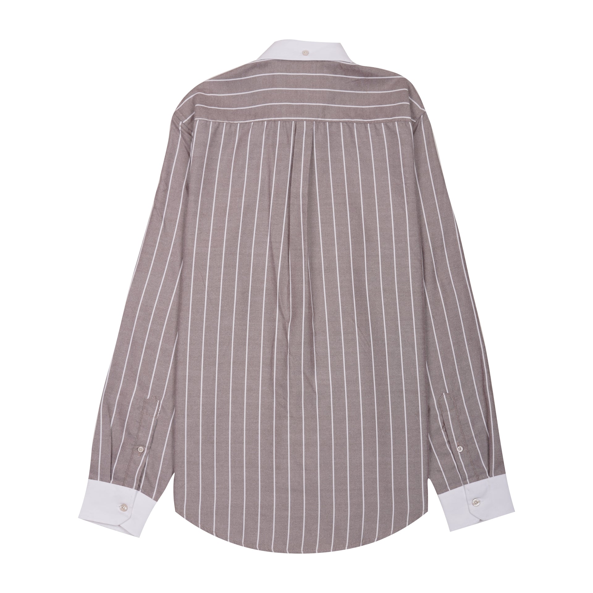 GANT Whispering Almond Tailored Fit Long Sleeve Button-Up Shirt